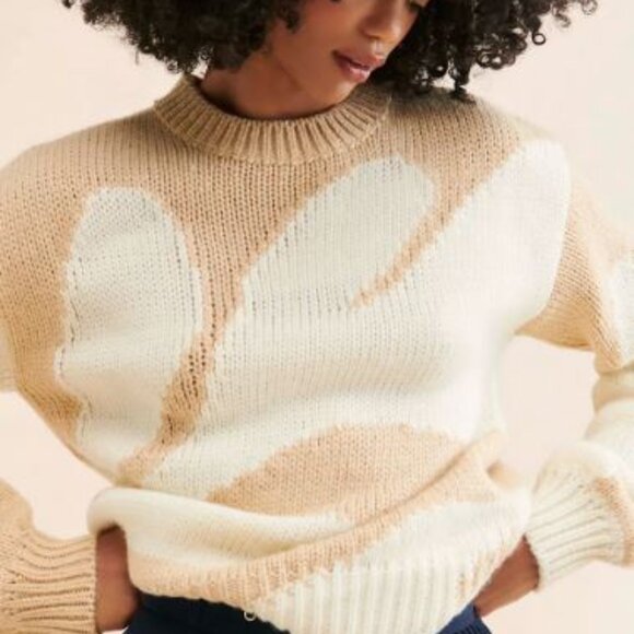 Møn Renn Farren Intarsia Knit Sweater - Picture 1 of 4